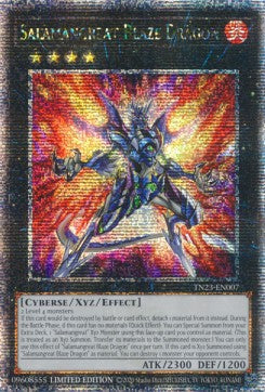 Salamangreat Blaze Dragon - 25th Anniversary Tin: Dueling Heroes (Quarter Century Secret Rare) [TN23-007]