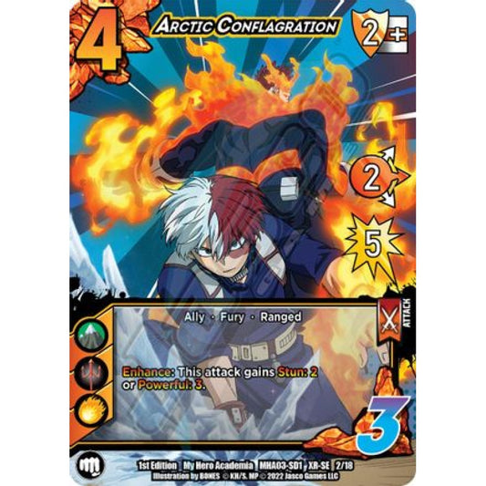 Arctic Conflagration, 2/18, XR-SE, UniVersus, MHA03 Heroes Clash