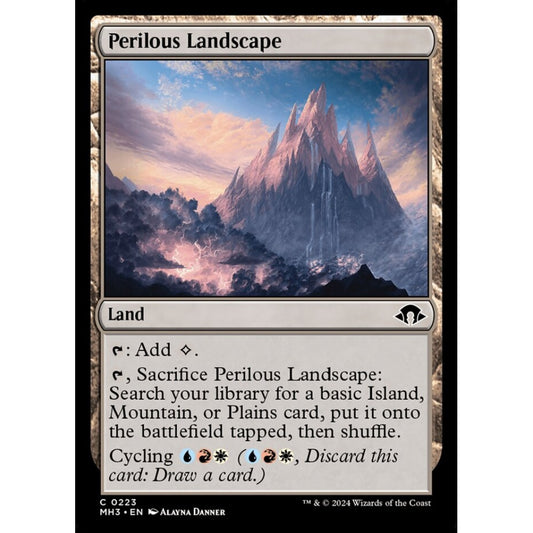 Perilous Landscape, 223, common, Magic: The Gathering, Modern Horizons 3