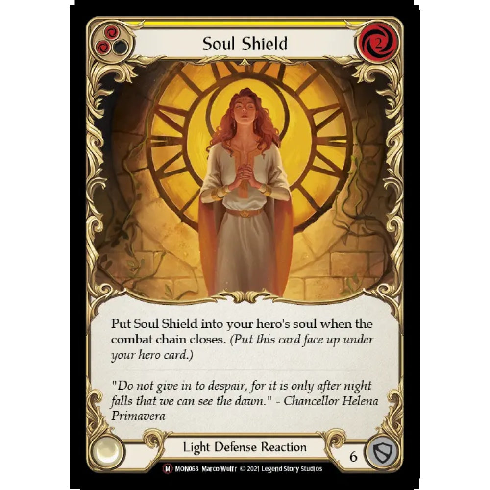 Soul Shield U-MON063 Majestic Flesh & Blood Trading Card Game Monarch - Unlimited in Regular Art