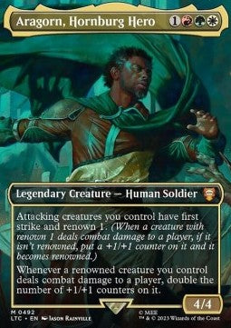 Aragorn, Hornburg Hero (V.1) - The Lord of the Rings: Tales of Middle-earth Holiday Release (Mythic) [LTRH-492]