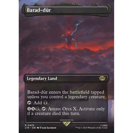 Barad-dûr, rare, 425, Magic the Gathering, The Lord of the Rings: Tales of Middle-earth