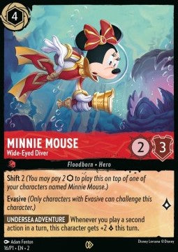 Minnie Mouse - Wide-Eyed Diver