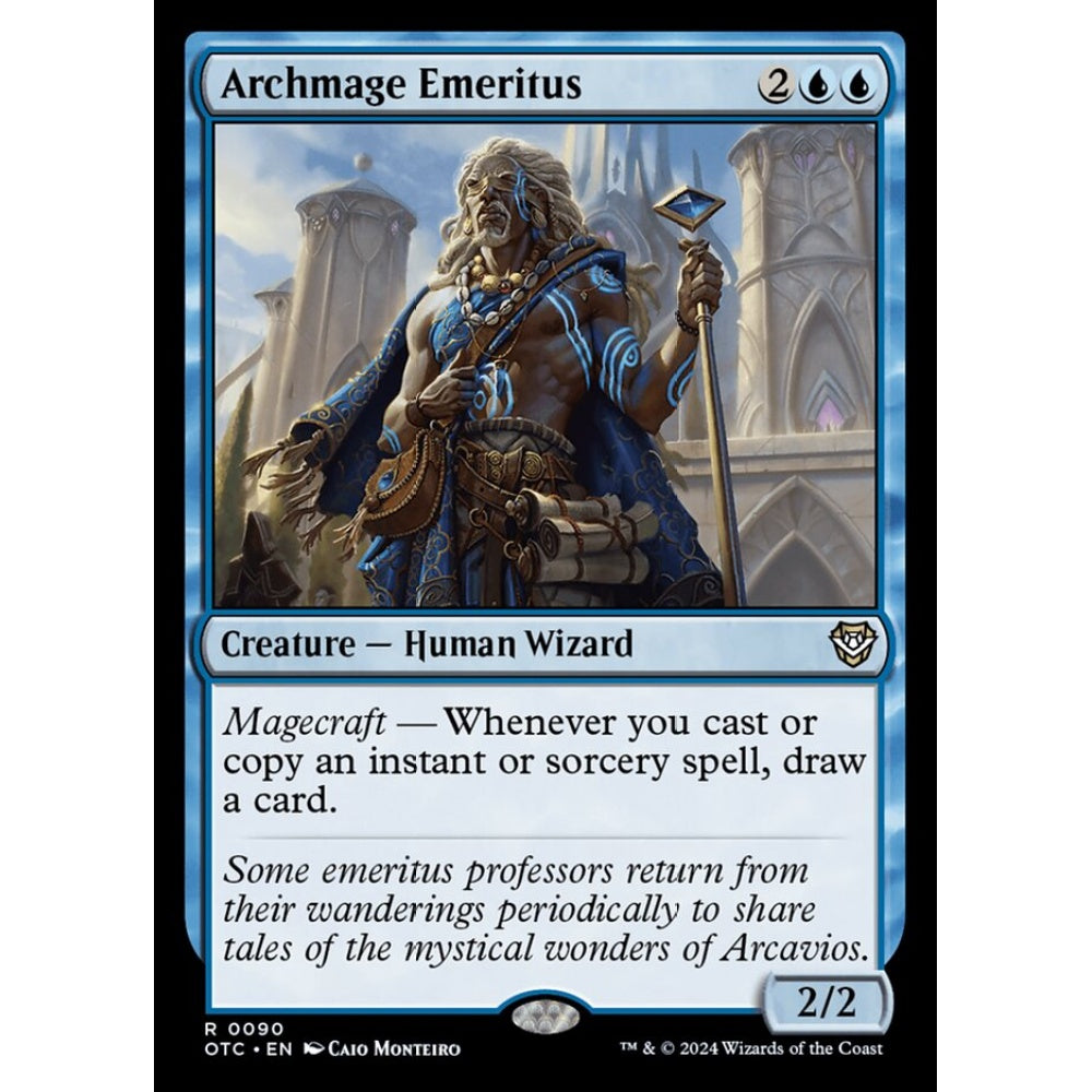 Archmage Emeritus, 90, rare, Magic: The Gathering, Outlaws of Thunder Junction