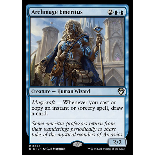 Archmage Emeritus, 90, rare, Magic: The Gathering, Outlaws of Thunder Junction