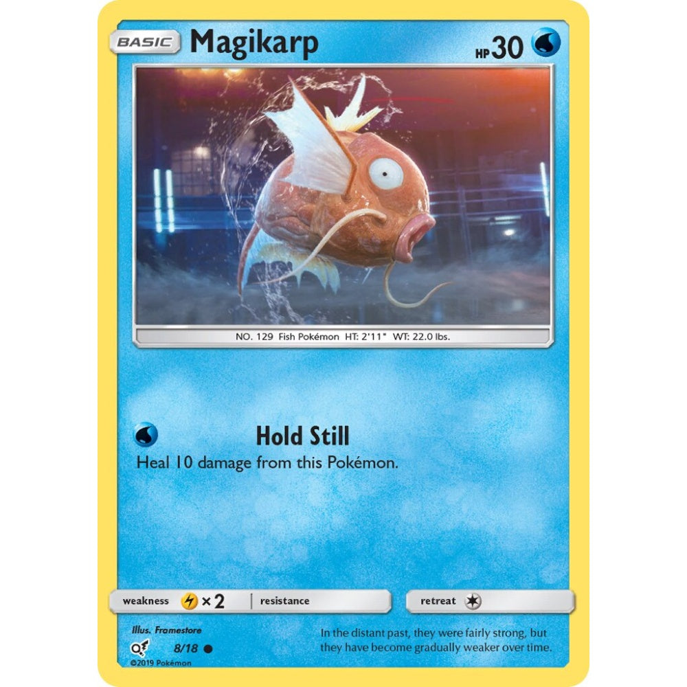 Magikarp Common 8/18 Pokemon Card Game Detective Pikachu