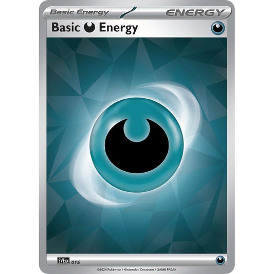 Basic Darkness Energy Fixed 15 Pokemon Card Game Scarlet & Violet Energy