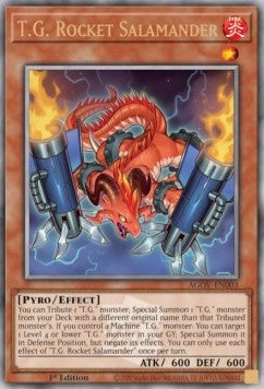 T.G. Rocket Salamander (V.2 - Quarter Century Secret Rare) - Age of Overlord (Quarter Century Secret Rare) [AGOV-003]