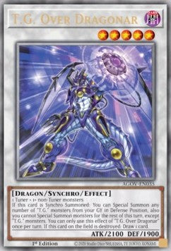 T.G. Over Dragonar (V.2 - Quarter Century Secret Rare) - Age of Overlord (Quarter Century Secret Rare) [AGOV-035]