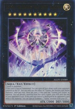 Tistina, the Divinity that Defies Darkness (V.1 - Ultra Rare) - Age of Overlord (Ultra Rare) [AGOV-089]