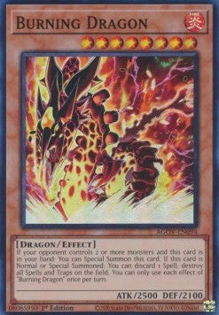 Burning Dragon - Age of Overlord (Super Rare) [AGOV-094]