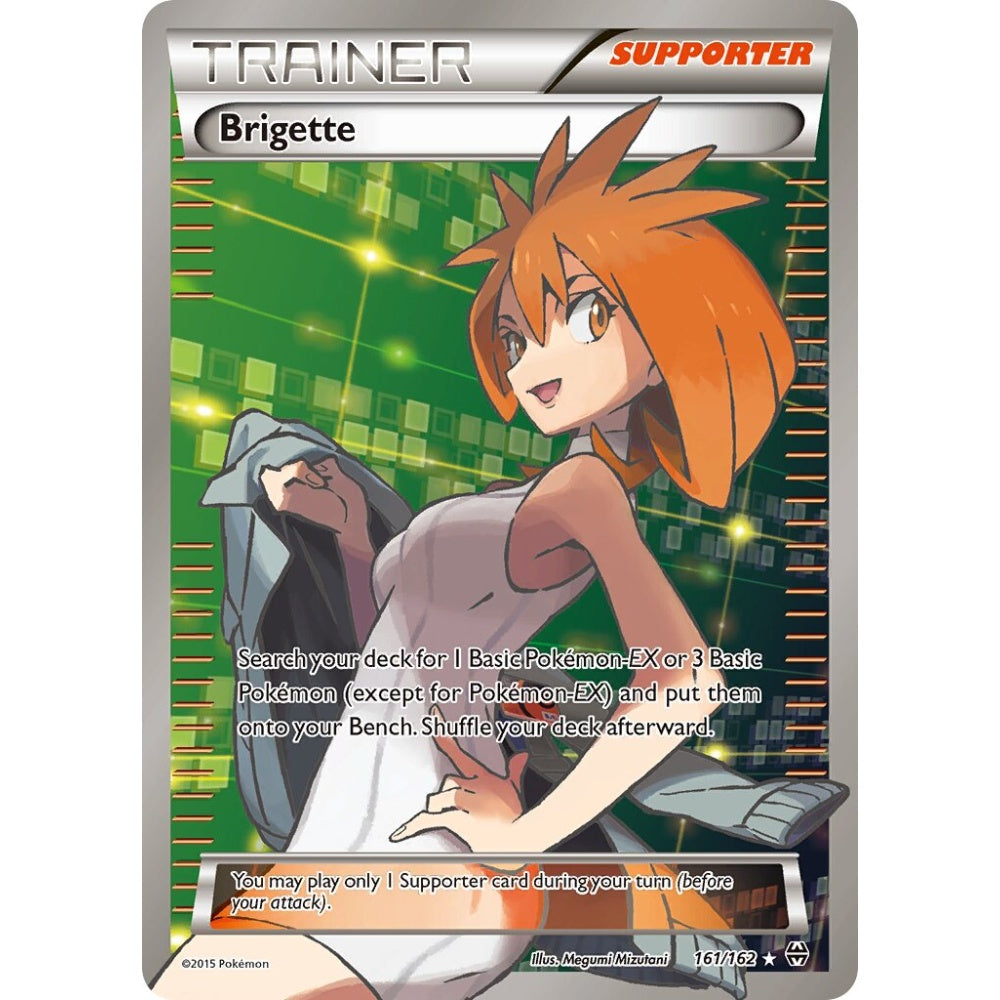Brigette Rare Ultra 161/162 Pokemon Card Game BREAKthrough