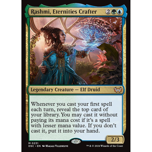 Rashmi, Eternities Crafter, 231, mythic, Magic: The Gathering, Duskmourn: House of Horror