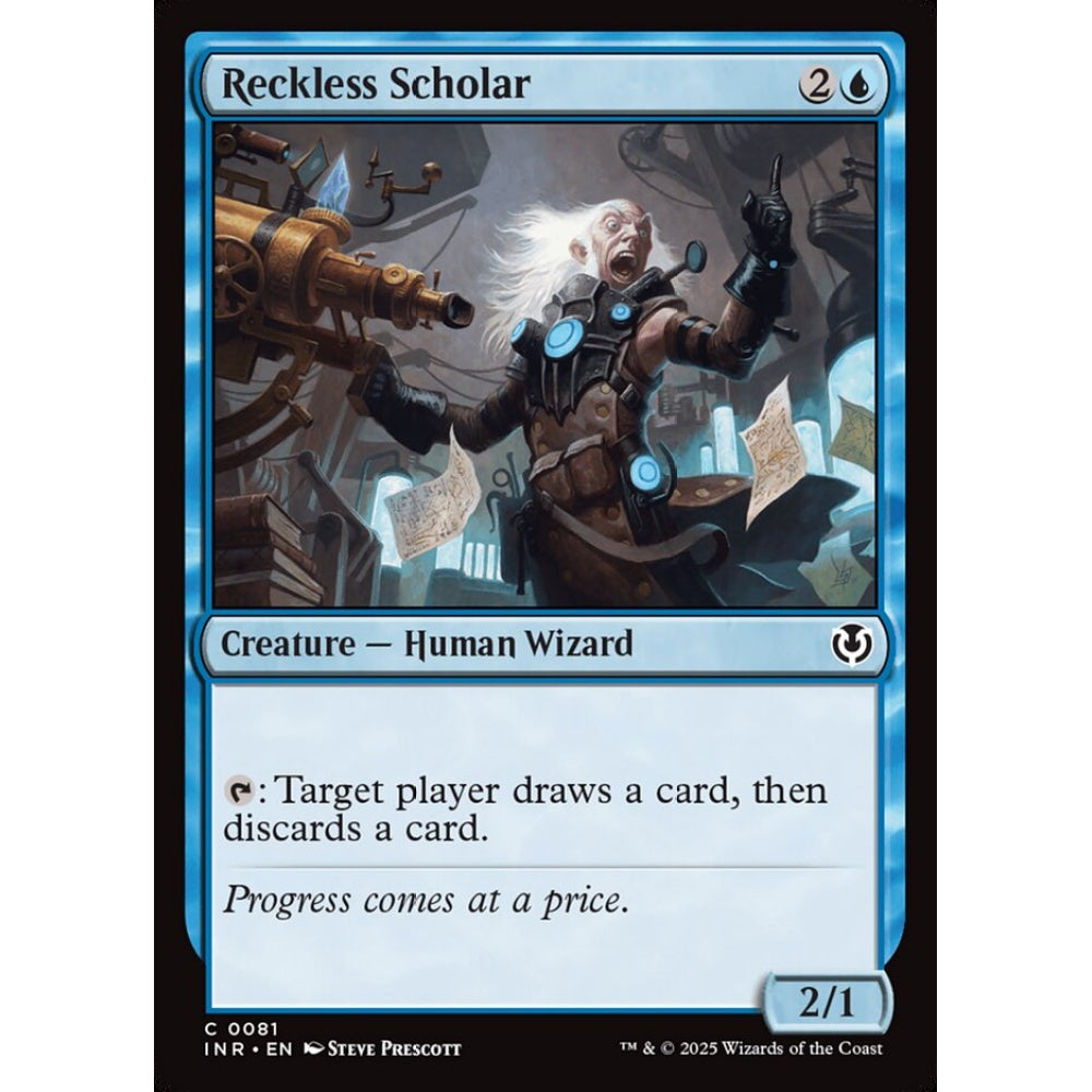 Reckless Scholar, 81, common, Magic: The Gathering, Innistrad Remastered