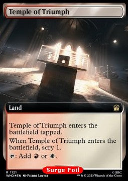 Temple of Triumph (V.3) - Universes Beyond: Doctor Who: Extras (Rare) [XWHO-1121]
