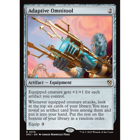 Adaptive Omnitool, 16, rare, Magic: The Gathering, Aetherdrift Commander