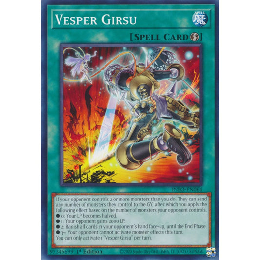 Vesper Girsu INFO-EN064 Common Common Yu-Gi-Oh The Infinite Forbidden in Art