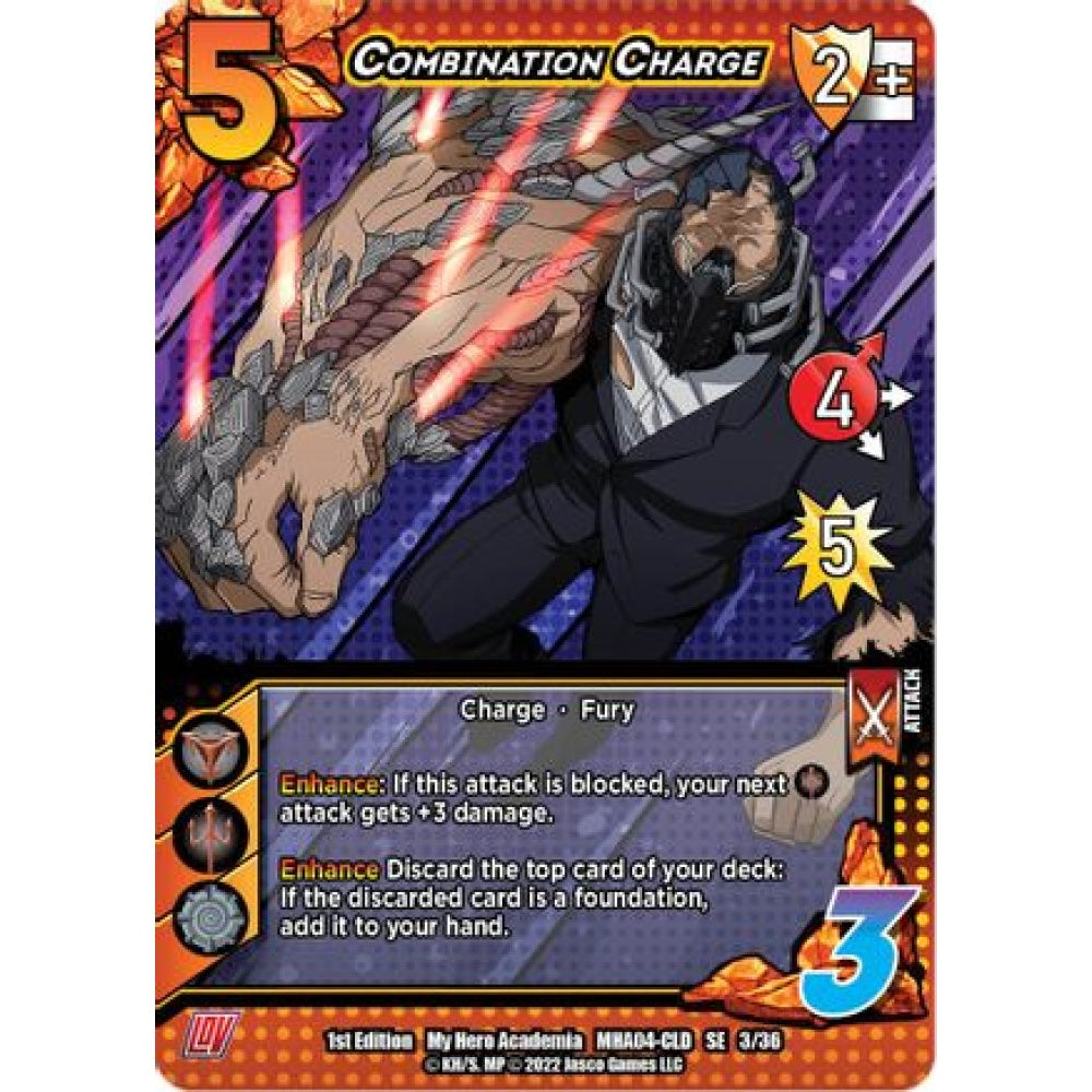 Combination Charge, 3/36, SE, UniVersus, MHA04 League of Villains