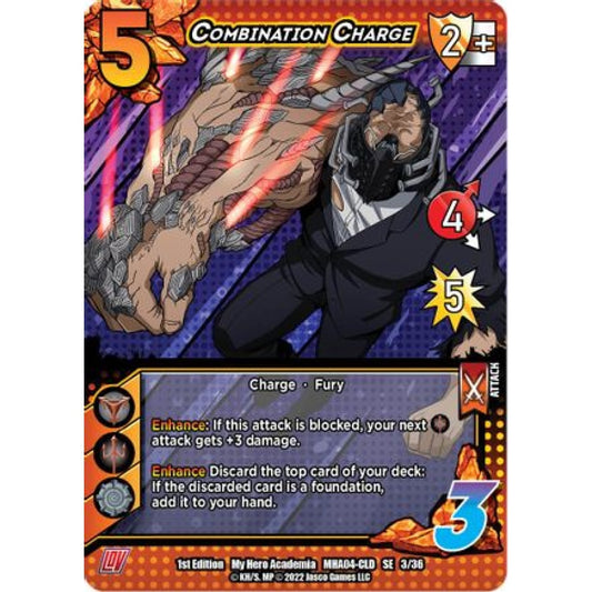 Combination Charge, 3/36, SE, UniVersus, MHA04 League of Villains