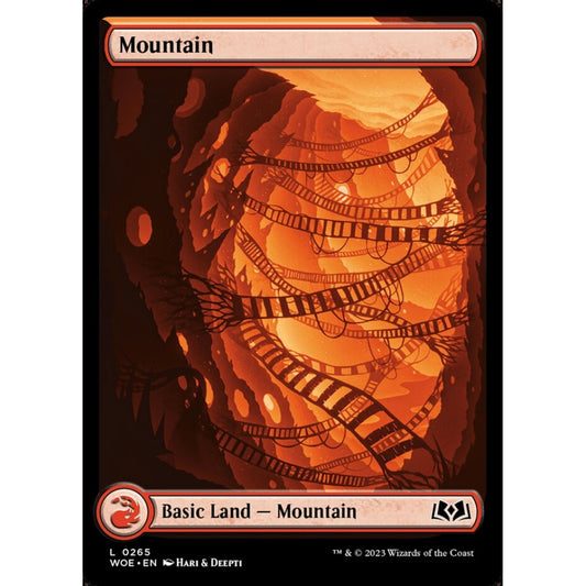 Mountain, common, 265, Magic the Gathering, Wilds of Eldraine