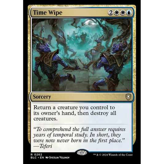 Time Wipe, 262, rare, Magic: The Gathering, Bloomburrow