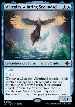 Malcolm, Alluring Scoundrel - The Lost Caverns of Ixalan (Rare) [LCI-63]