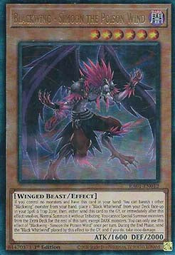 Blackwing - Simoon the Poison Wind (V.7 - Ultimate Rare) - 25th Anniversary Rarity Collection (Ultimate Rare) [RA01-012]