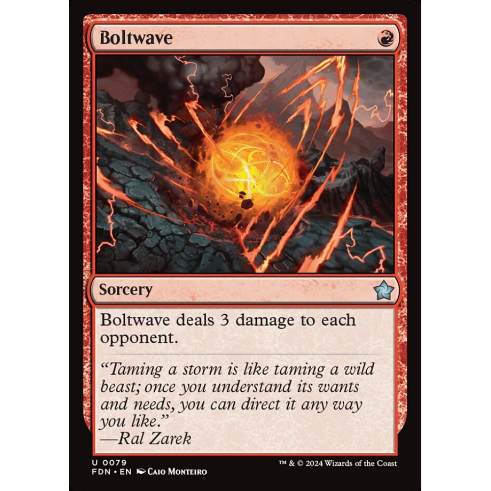 Boltwave, 79, uncommon, Magic: The Gathering, Foundations