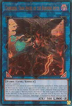 Cherubini, Ebon Angel of the Burning Abyss (V.7 - Ultimate Rare) - 25th Anniversary Rarity Collection (Ultimate Rare) [RA01-042]