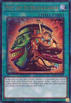 Pot of Extravagance (V.7 - Ultimate Rare) - 25th Anniversary Rarity Collection (Ultimate Rare) [RA01-059]
