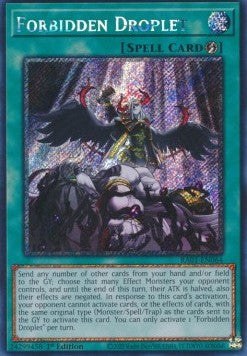 Forbidden Droplet (V.4 - Platinum Secret Rare) - 25th Anniversary Rarity Collection (Platinum Secret Rare) [RA01-064]