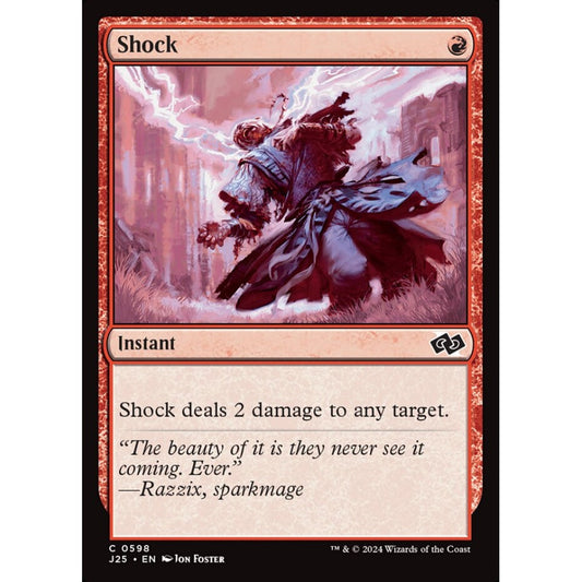 Shock, 598, common, Magic: The Gathering, Foundations Jumpstart