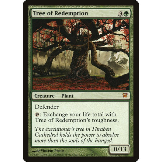 Tree of Redemption mythic 207 Magic the Gathering Innistrad