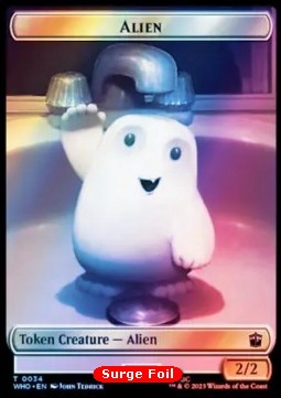 Alien Token (W 2/2) // Mark of the Rani Token (V.2) - Universes Beyond: Doctor Who: Extras (Token) [XWHO-T 34/47]