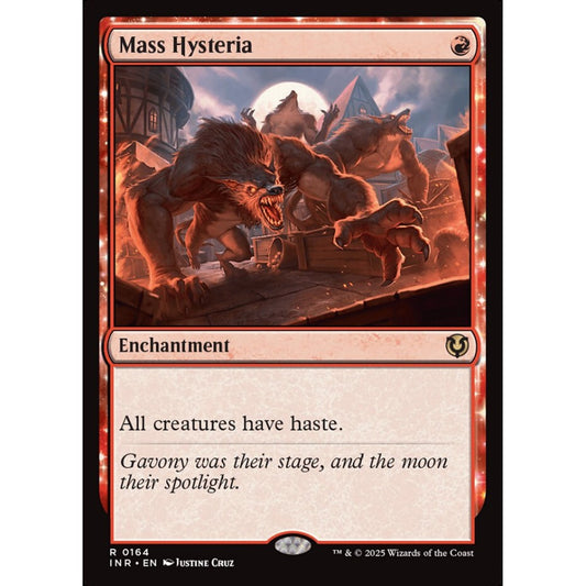 Mass Hysteria, 164, rare, Magic: The Gathering, Innistrad Remastered