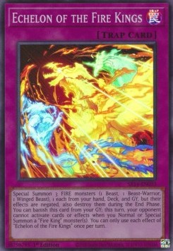 Echelon of the Fire Kings - Structure Deck: Fire Kings (Super Rare) [SR14-033]