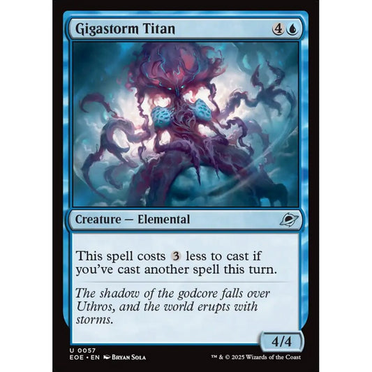 Gigastorm Titan uncommon 57 Magic the Gathering Edge of Eternities