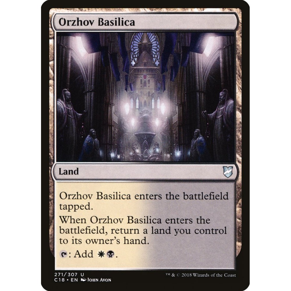 Orzhov Basilica uncommon 271 Magic the Gathering Commander 2018