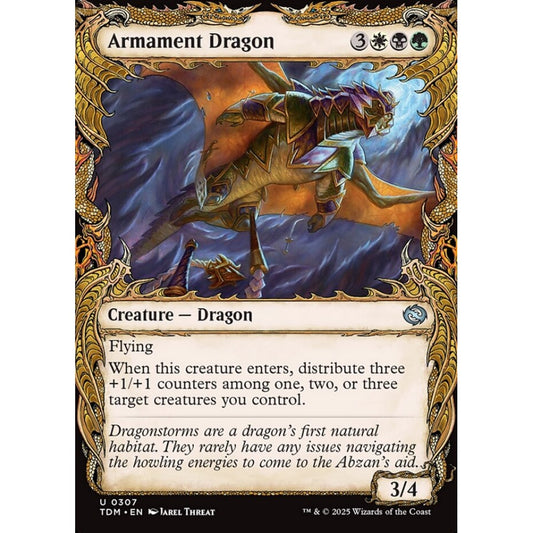 Armament Dragon uncommon 307 Magic the Gathering Tarkir: Dragonstorm