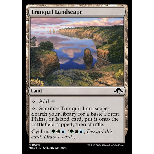 Tranquil Landscape, 520, common, Magic: The Gathering, Modern Horizons 3