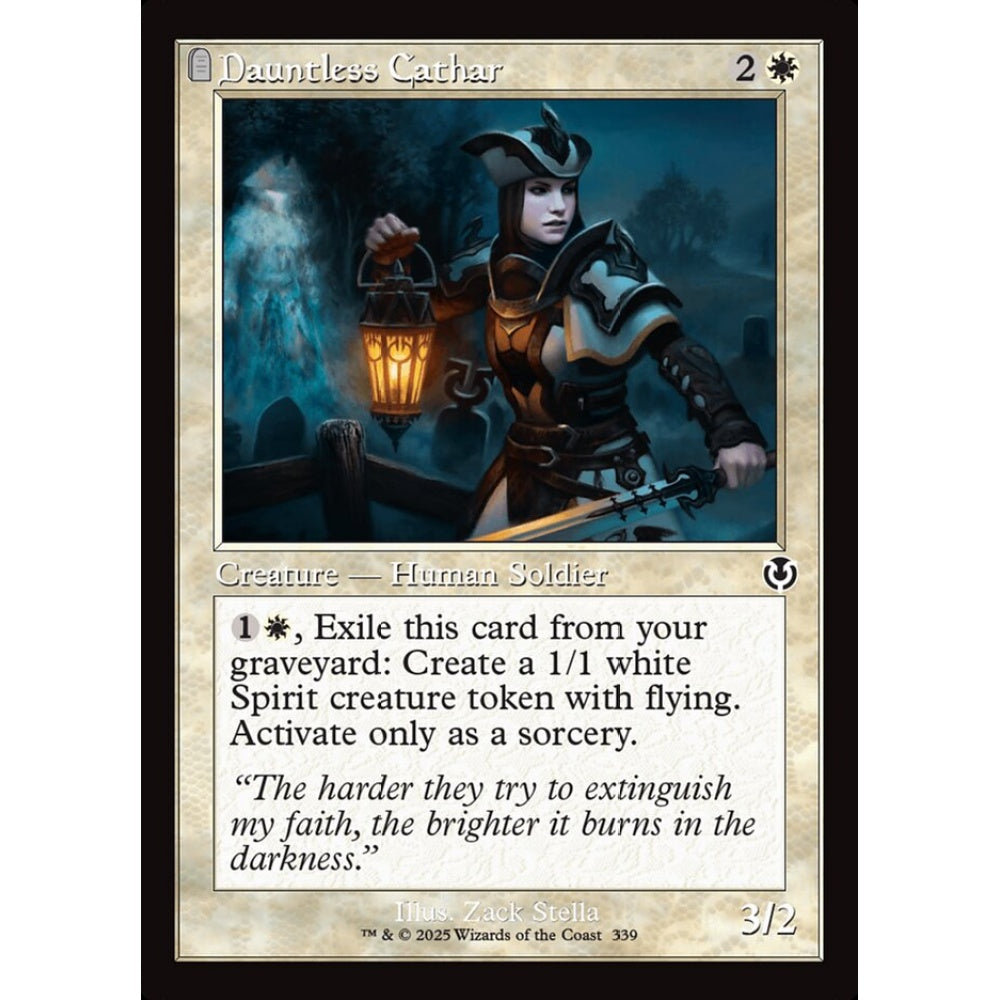 Dauntless Cathar, 339, common, Magic: The Gathering, Innistrad Remastered