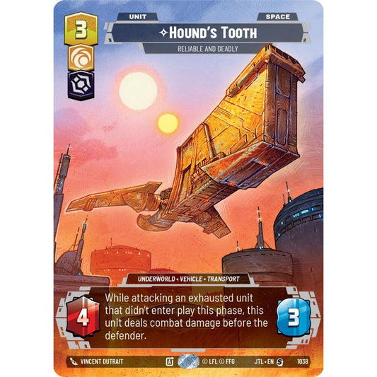Hound's Tooth, S, JTL 1038) Prestige, Star Wars Unlimited