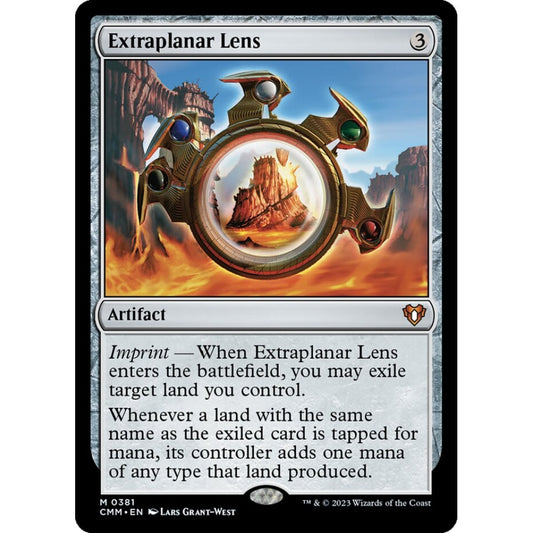 Extraplanar Lens mythic 381 Magic the Gathering Commander Masters