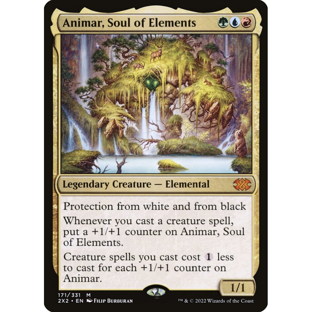 Animar, Soul of Elements mythic 171 Magic the Gathering Double Masters 2022