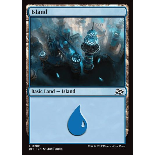 Island, 282, common, Magic: The Gathering, Aetherdrift