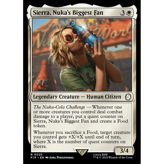 Sierra, Nuka's Biggest Fan rare 25 Magic the Gathering Fallout