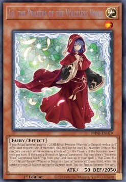 Lo, the Prayers of the Voiceless Voice (V.1 - Secret Rare) - Phantom Nightmare (Secret Rare) [PHNI-019]