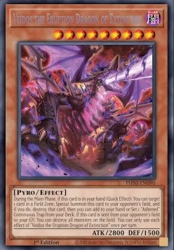 Veidos the Eruption Dragon of Extinction (V.1 - Secret Rare) - Phantom Nightmare (Secret Rare) [PHNI-090]