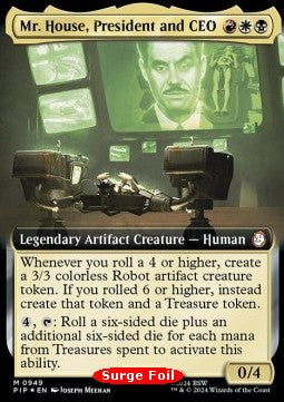 Mr. House, President and CEO (V.3) - Universes Beyond: Fallout: Extras (Mythic) [XPIP-949]