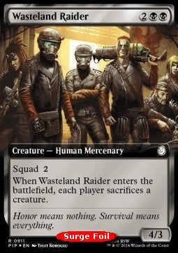 Wasteland Raider (V.3) - Universes Beyond: Fallout: Extras (Rare) [XPIP-911]